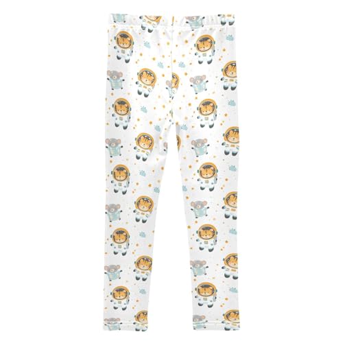 Girls Leggings Soft Toddler Ankle Length Bottoms Cartoon Animals Kids Dance Yoga Pants 4-10 Years2