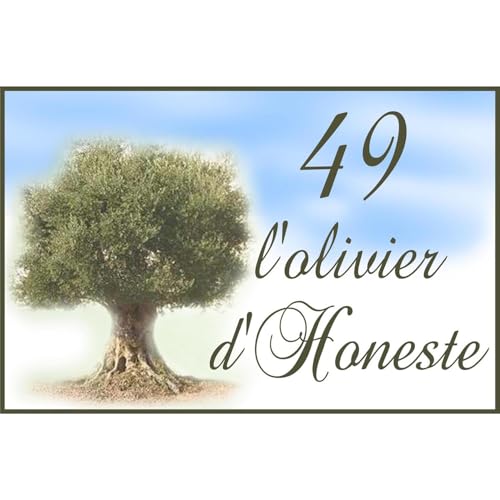 Plaque de villa personnalisable 15x20cm pour embellir l'entrée de votre propriété