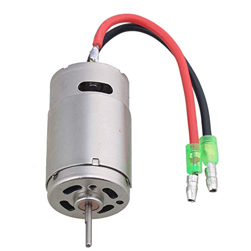 Mxfans 7.2V-8.4V 21000RPM 390 Iron and Copper Electric Brush Motor with Wire for RC1:16 RC1:18 Model Car