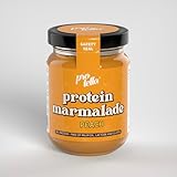 Protella® Mermelada de Melocotón, Vegana, 72% Fruta, Sin Azúcares Añadidos, Con Proteína de Guisante 18%, Sin Aceite de Palma, 170g