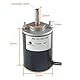 CHANCS Mini-Elektro-Permanentmagnet-Motor-Motoren Montagehalterung Schwarz CH-3420 24V DC 7000RPM Minor Shaft Upgrade Motor