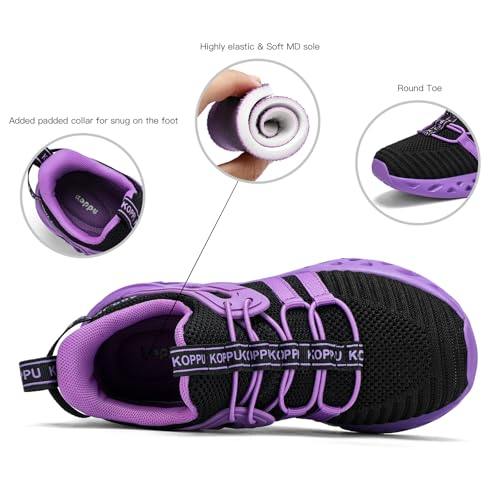 Boys Tennis Shoes Girls Kids Slip on Sneakers Lightweight Running Shoes for Athletic Walking4