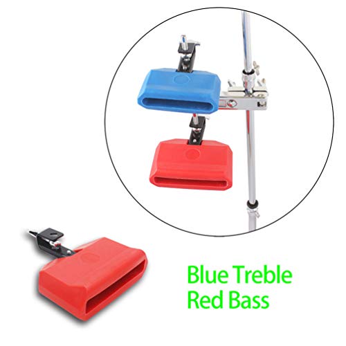 Heallily Jam Block Plastic Latin Percussion Block Drum Musical Instrument Kit Drums And Percussion Drum Accessory (Blue) #TOP6