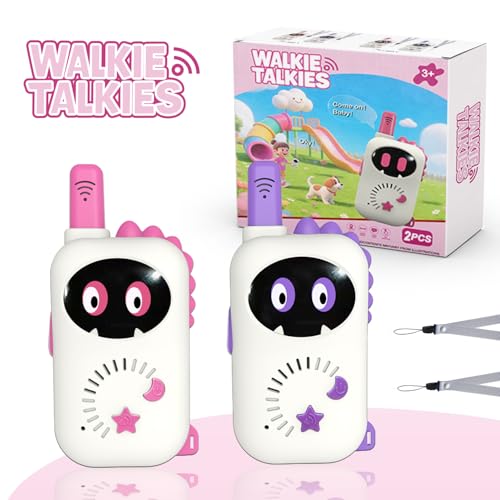Image of Dinosaur Children's walkie Talkie, a Cartoon mini Designed Exclusive walkie Talkie, Suitable for Boys and Girls for Outdoor Exploration, Camping, Hiking Toys, Christmas, Birthday Gifts
