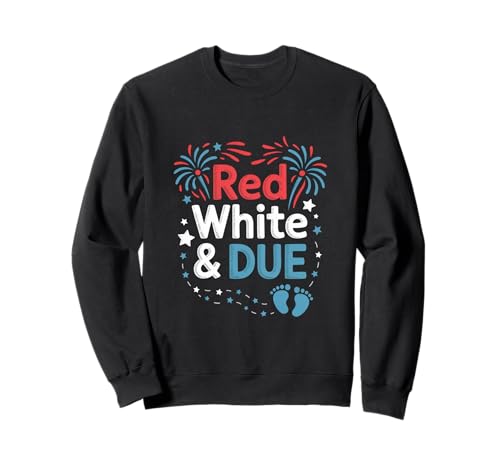 Red White and Due Youthful Stars Celebration Design Sweatshirt