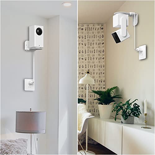 PUUUCI Wall Mount for Blink Mini Pan-Tilt Camera/WYZE Cam Pan v3&v2 / Eufy Security Solo IndoorCam P24 - WYZE/Blink/Eufy Security Camera Mount Bracket Accessories for Home/Apartment/Office (1-Pack) - Thumbnail 6