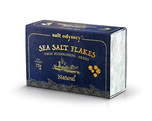 Salt Odyssey Escamas de Sal Marina, 75 g (paquete de 3)