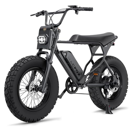 MACFOX X7L Electric Bike for Adults, 750W EBike with Hydraulic Brakes, 48V 13Ah Removable Battery...