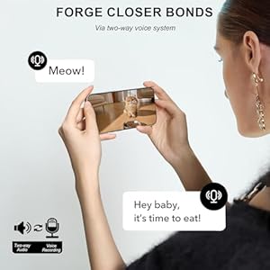 Automaticcatfeederwithcameravoiceinteractionwifiappcontrol4ldryfooddispenserforcatsdogswithfreshnesspreservationcustomfeedingtimesportionsdualpower Urban Country Home Decor Automatic cat feeder with camera voice interaction wifiapp control 4l dry food dispenser for cats dogs with freshness preservation custom feeding times portions dual power urban country home decor