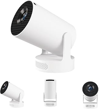 Mini Projector, 2025 Portable Smart Projector with WiFi and Bluetooth, 1000 Lumens, 150-inch Display, LCD LED Technology