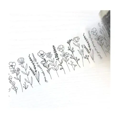 The Farming Artist Mailed It Eco-Friendly Packing Tape - Pretty Floral© Packaging Tape for Shipping - 2&#34; x 55 Yds (165 Ft) (1)