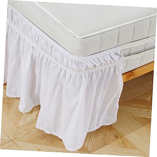 Jupe de lit plissée élastique Cabilock pour lit double et simple - 7