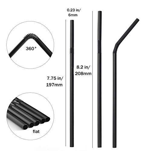 ALINK 200 Pitillos Flexibles Negros + 200 Blancos miniatura 3