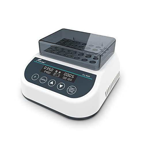 Digital Lab Dry Bath Incubator Laboratory Thermostatic Heater,Programmable With Timer (Db Machine +1.5Ml Block) #TOP10