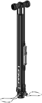 LEZYNE Digital Travel Floor Drive High-Pressure Bicycle Floor Pump with Digital Gauge & ABS-1 Pro Chuck - Durable Lightweight Compact Portable Foldable 160 PSI Tire Air Pump for Road/Mountain Bikes