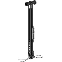 LEZYNE Digital Travel Floor Drive High-Pressure Bicycle Floor Pump with Digital Gauge & ABS-1 Pro Chuck - Durable Lightweight Compact Portable Foldable 160 PSI Tire Air Pump for Road/Mountain Bikes