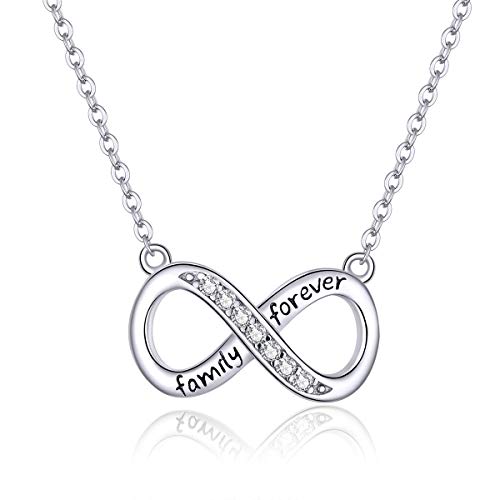 Collier à chaîne courte Infinity Love en argent : sublimez votre style vestimentaire de tous les jours