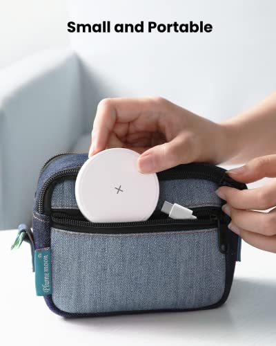 Image of Magnetic Wireless Charger for Apple: MGG Mag-Safe Charging Pad for iPhone 15 /14 /13 /12 Pro Max /Plus /Mini - Mag Charger Pad for AirPods Pro 3 2 with 18W Adapter and Kickstand