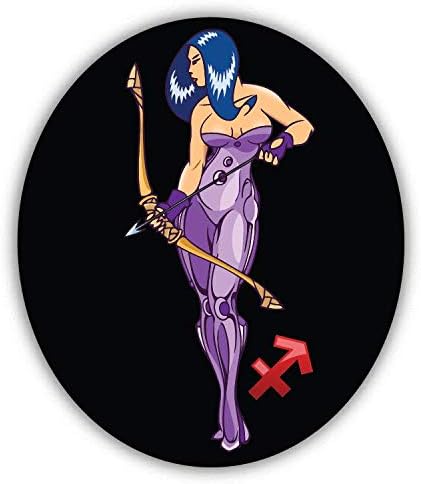 Sagittarius Horoscope Sign Sexy Vinyl Decal Sticker Waterproof Car Decal Bumper Sticker 5