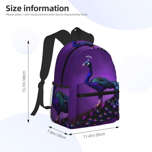 Sac à dos universitaire violet pour vos journées de cours et révisions - 4