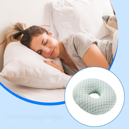 Genérico Ear Pillow for Piercing – Piercing Headrest en soie au lait | Confortable Piercingg Pillow for Sleeping, Travel, Camping, Bedroom, Yoga, SPA, Workplace, Portable Washable, Ergonomic – Image 4