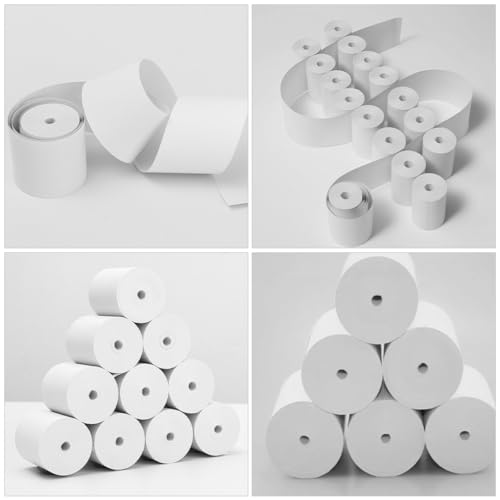 Rouleaux papier thermique GALPADA sans noyau pour caisse de restaurant