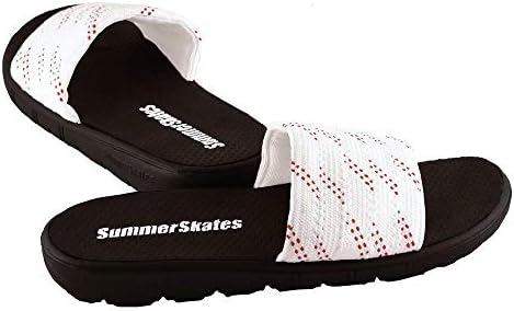 SummerSkate Hockey Sandals White/Red Large