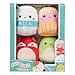 Micromallows SQMM0007-4er Pack, superweiche Mini-Squishmallows, 6,5 cm Plüschfiguren, Fifi, Henry, Melly & Clara Mini 5 günstig Kaufen-Micromallows SQMM0007-4er Pack, superweiche Mini-Squishmallows, 6,5 cm Plüschfiguren, Fifi, Henry, Melly & Clara
