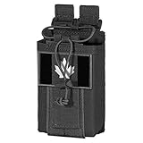 IronSeals Tactical Molle Adjustable Interphone Storage Bag Outdoor Sports Radio Pouch for Two Ways Walkie-Talkie