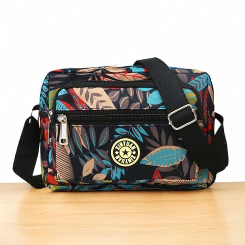 Image of MOMISY Women Mobile Messenger cellphone Bag Ladies Nylon Shoulder Cross Body Long Strap for College, Outing, Travelling, Work