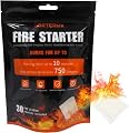 Fire Starters - Quick Instant, Indoor&Outdoor Firestarter for Charcoal Starter Campfire Fireplace BBQ - 30pcs Firelighters
