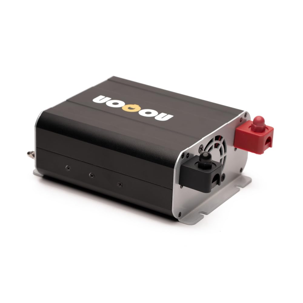 NSP324 Reiner Sinus Wechselrichter 300W 24V auf 230V, USB, Überlastschutz, Überhitzungsschutz, Aluminiumgehäuse - DC/AC Spannungswandler, Umwandler, Stromwandler für Haushaltsgeräten