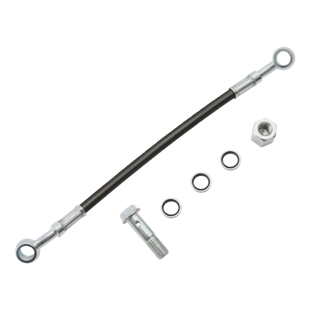 Hdpuywjn Onecolor Universal Brake Line Hose Extension Extend Connector 25Cm Compatible With Motorcycle