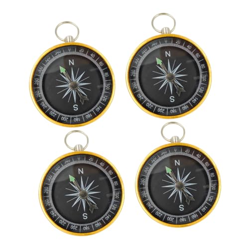 Set de 4 Brújulas para Camping y Senderismo de Aluminio miniatura 1