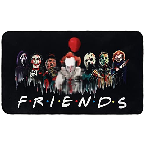 Anydesign Horror Movie Doormat Halloween Welcome Floor Mat Lightweight Non-Slip Front Door Rectangle Rugs Floor Mat For Indoor Outdoor Garden Kitchen Bedroom Horror Movie Lovers Gift, 17 X 29 Inch #TOP26