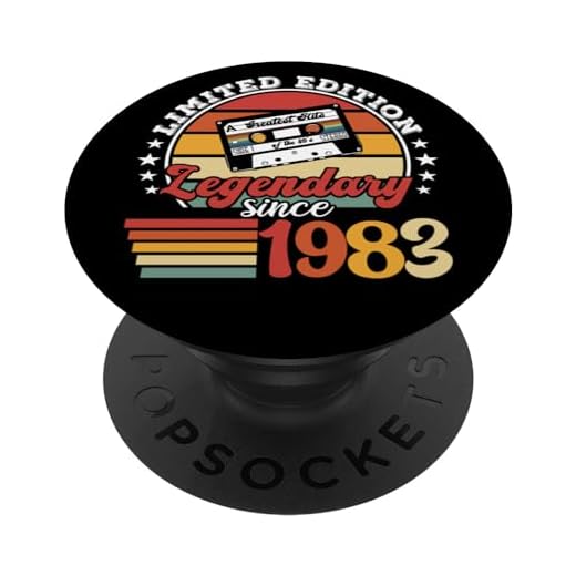 Fiesta de cumpleaños nacido en 1983. Año de cumpleaños 1983 PopSockets PopGrip Intercambiable
