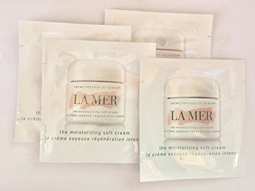 4 LaMer The Moisturizing Soft Cream Sample Packet 1.5ml each/ 6ml in total by La Me