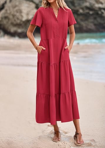 Image of KIRUNDO Summer Maxi Dresses for Women 2026