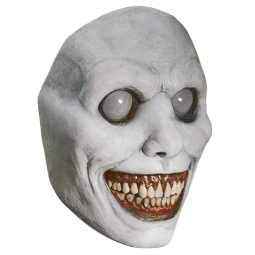 Chuankefanxing Máscara de Halloween, máscara de terror para Halloween, máscaras de terror de látex natural para festa disfarces Cosplay Props