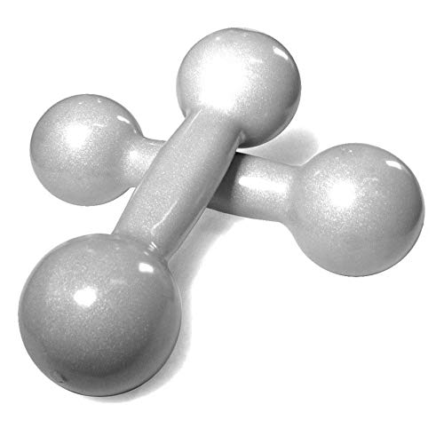 Halter Peso Musculação 3 Kg Emborrachado (Par) (Azul)