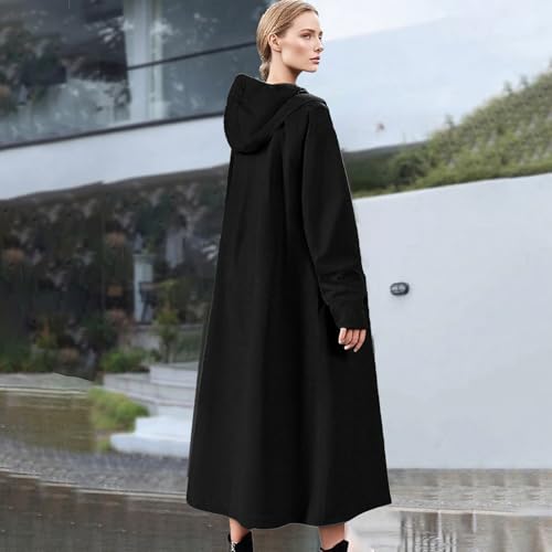 Poncho coupe-vent réutilisable et veste de pluie imperméable longue - 2