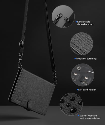 Lightweight Passport Holder with RFID Blocking, 2 SIM Card Slots, Detachable Strap & Ejector Pin – Slim Travel Passport Cover Organizer for Men & Women3