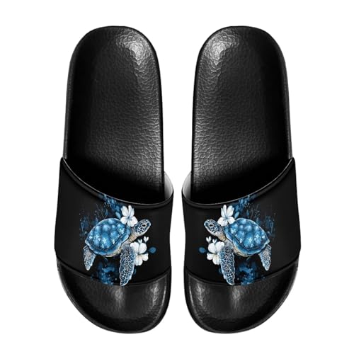 Image of Footwear for Mens Open Toe Athletic Sandals Anti-Slip Sole Slide Sandals Pillow House Flat Shoes Comfortable Slip On Slippers for Indoor & Outdoor