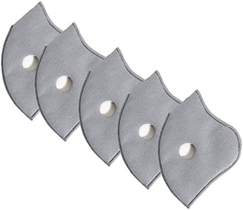 KPWIN Reusable Dust Face Cover, Protective Cover with Activated Carbon Filter and Valves for Allergy, Woodworking, Mowing, Outdoor Activities