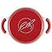 Rachael Ray Classic Brights Hard Enamel Nonstick 5.5-Quart Covered Casserole, Red Gradient