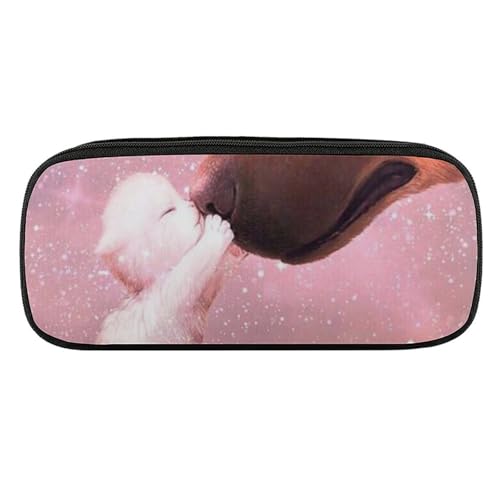 ペンケース 筆箱 大容量 軽量 癒し系 動物 犬柄 猫柄 かわいい 星空 筆入れ ふでばこ ペンポーチ 多機能 コンパクト シンプル おしゃれ 中小学生 高校生 女の子 男の子