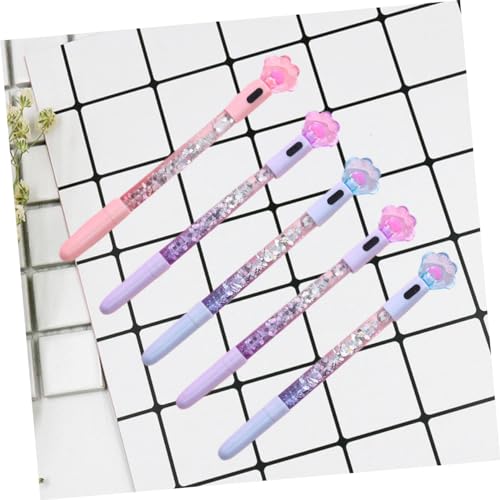 SHOWERORO 5pcs Bolígrafos Gel Luminiscentes con Garra de Gato miniatura 7