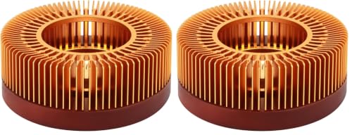 Image of Tea Warmer, Aluminum Alloy & Wood, for Heating Tea Coffee Milk | Pack of 2, Large Teapot Warmer for Indoor & Outdoor, Compatible with Standard Teapots
