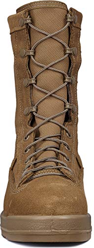 Belleville 330COY ST 8" Hot Weather Steel Toe Flight Tactical Boots for Men - AR 670-1/AFI 36-2903 - Navy Air Force & Army Boots - FOD Traction Outsole - Berry Compliant - Coyote Brown4