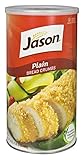Jason Plain Bread Crumbs, 24-Ounce Resealable Container, No Artificial Preservatives or Colors
